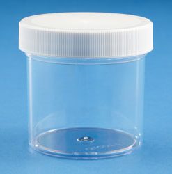 3 oz. Clear Round Wide-Mouth Jars