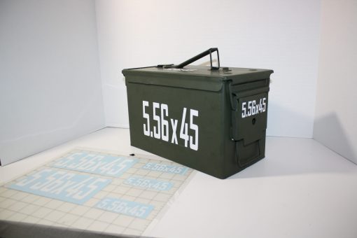 Ammo Can Caliber Label Stickers