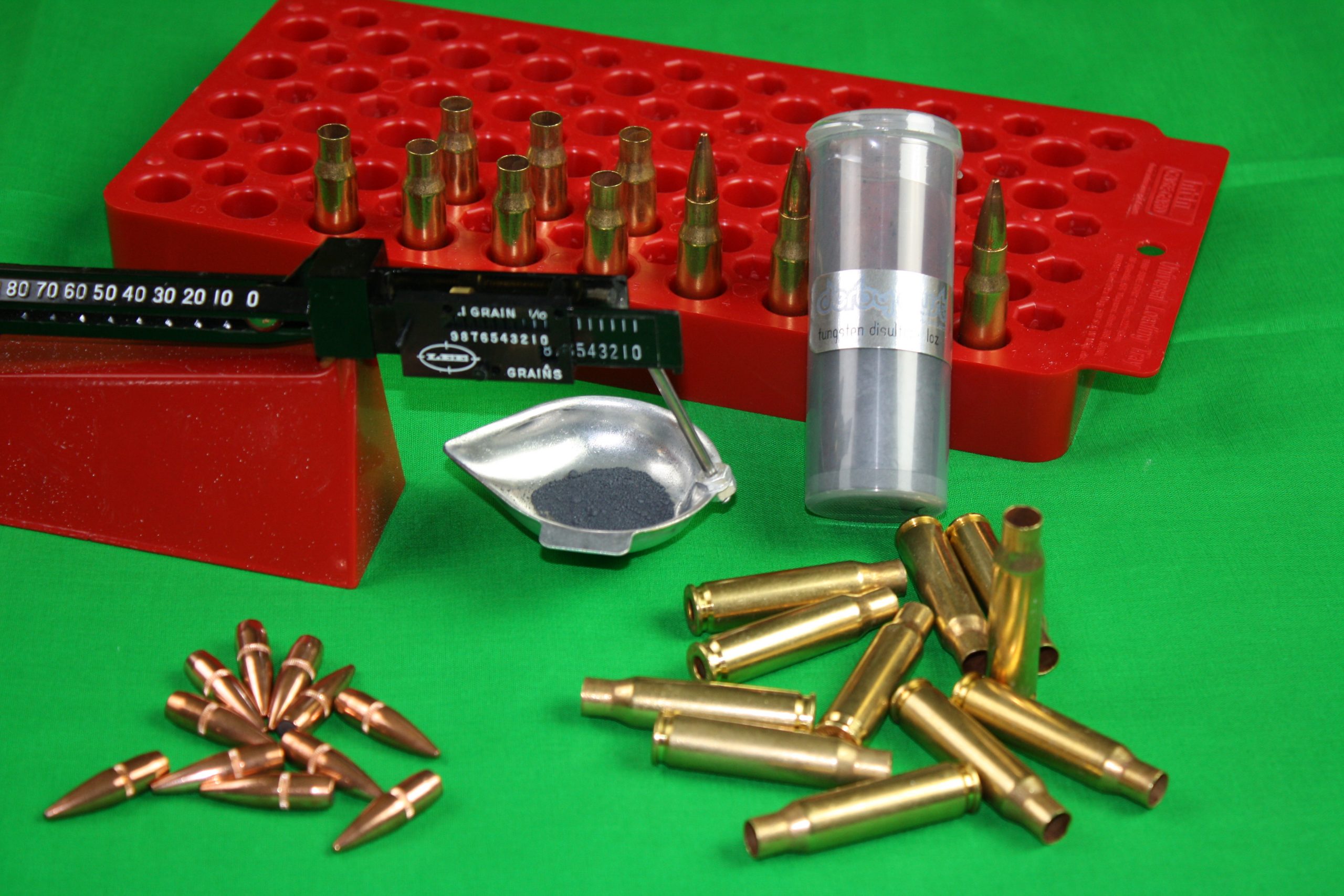 Reloading bullet tumbling Tungsten Disulfide WS2 Powder Kit